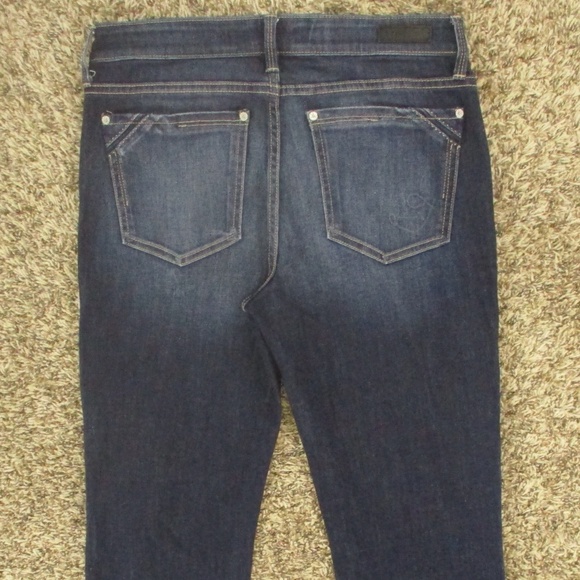 Buckle Black Jeans Women's 29 Dark Wash Bootcut Fit No.53 Mid Rise Stretch Denim - Picture 4 of 9